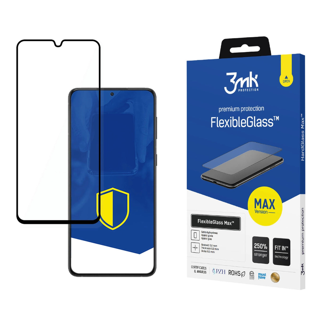 3mk FlexibleGlass MaxTM hybridglas til Samsung Galaxy S23 5G