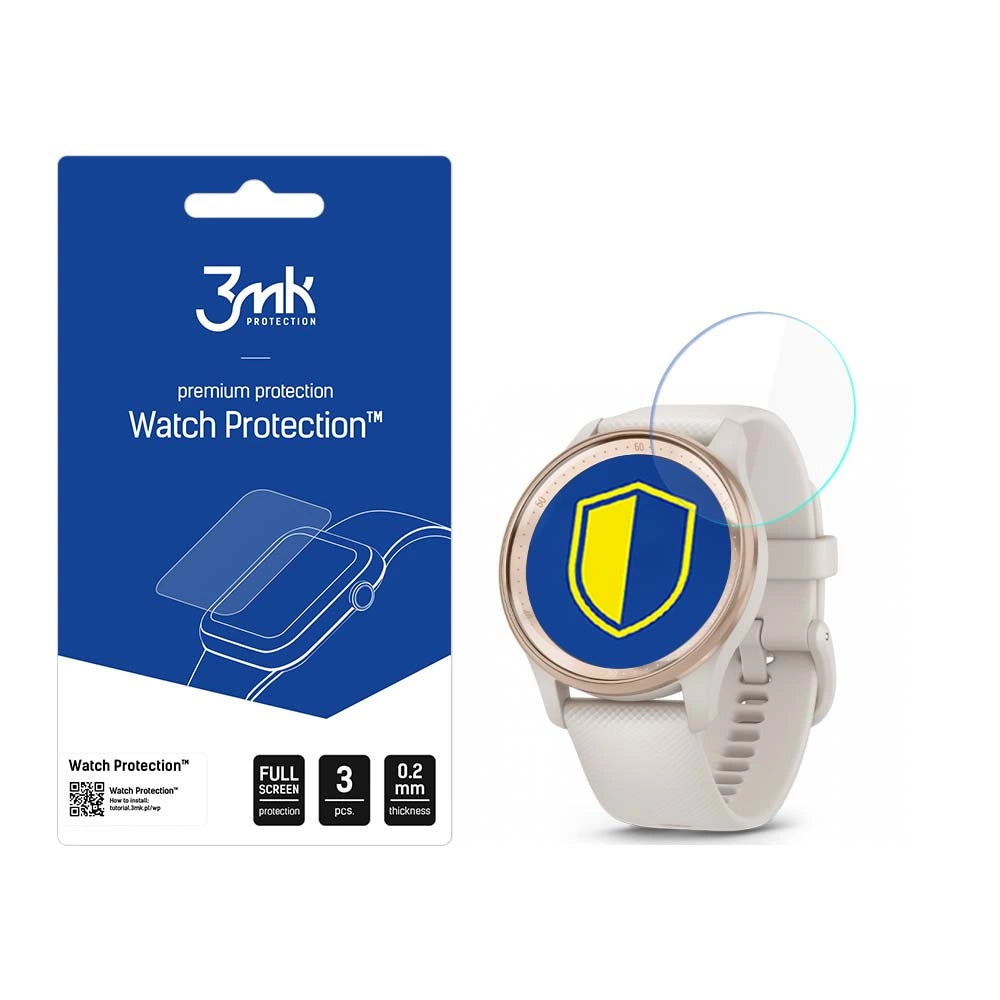 3mk Watch ProtectionTM mod ARC+ beskyttelsesfolie til Garmin Vivomove Trend