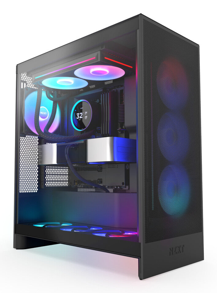 NZXT Kraken Elite 280 RGB Processor Alt-i-en væskekøler 14 cm Sort 1 stk