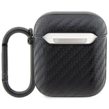 BMW BMA2WMPUCA2 AirPods 1/2 cover sort/sort Carbon Double Metal Logo