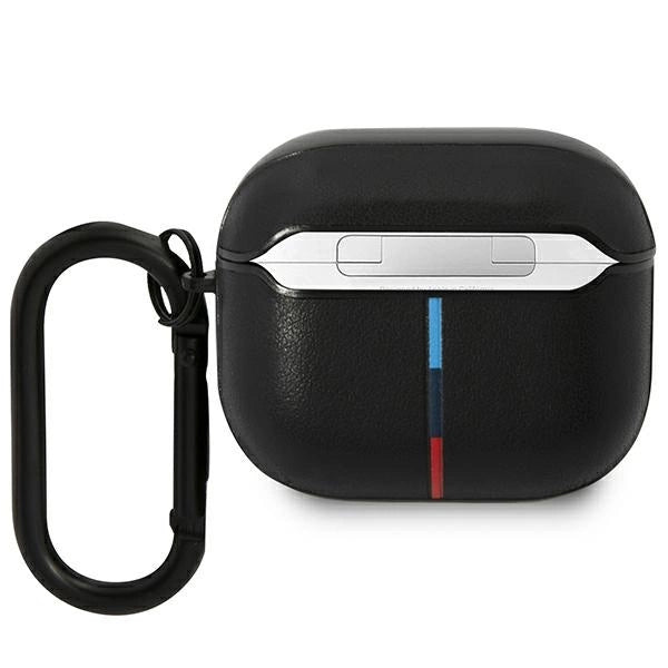 BMW BMA322PVTK AirPods 3 gen cover sort/sort læder Curved Line