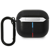 BMW BMA322PVTK AirPods 3 gen cover sort/sort læder Curved Line