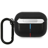 BMW BMAP22PVTK AirPods Pro cover sort/sort Læder Curved Line