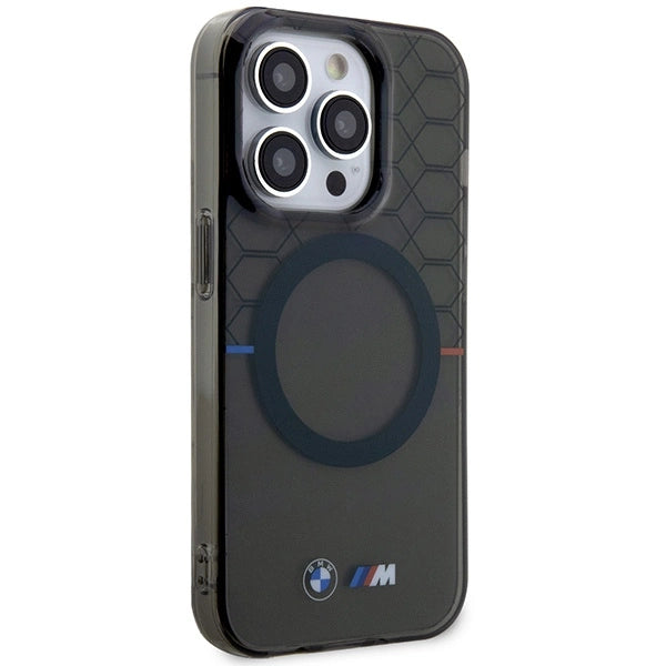 Case BMW BMHMP14LHGPK iPhone 14 Pro 6.1" Grey/Grey Pattern MagSafe