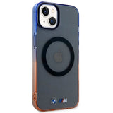 BMW Gradient Bumper MagSafe-hylster til iPhone 14 Plus - grå