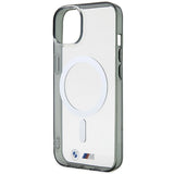 BMW BMHMP14SHCRS iPhone 14 6.1" case gennemsigtige hardcase Silver Ring MagSafe