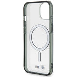 BMW BMHMP14SHCRS iPhone 14 6.1" case gennemsigtige hardcase Silver Ring MagSafe
