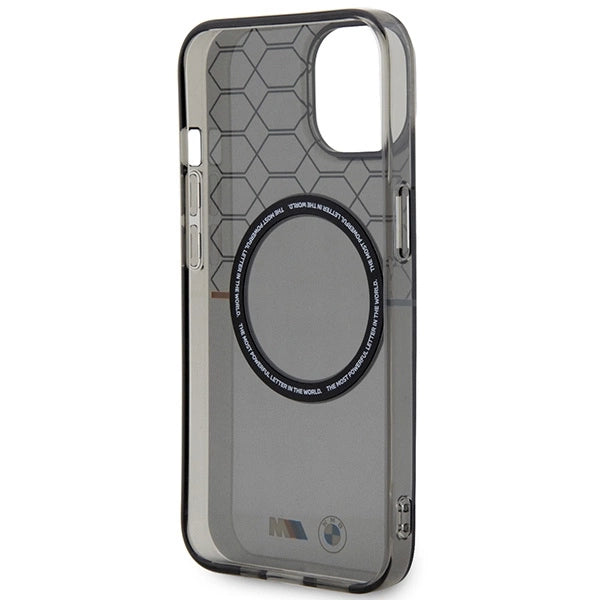 Case BMW BMHMP14SHGPK iPhone 14 6,1" grå/grå mønster MagSafe