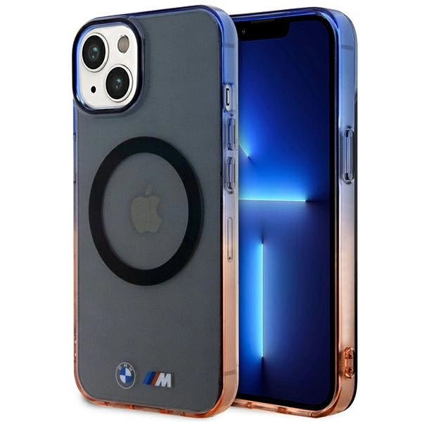 Case BMW BMHMP14SHTGE iPhone 14 6.1" grå/grå hardcase Gradient Bumper MagSafe