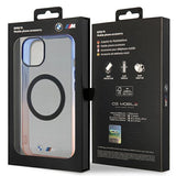 Case BMW BMHMP14SHTGE iPhone 14 6.1" grå/grå hardcase Gradient Bumper MagSafe