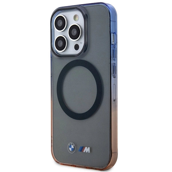 Case BMW BMHMP14XHTGE iPhone 14 Pro Max 6.7" grå/grå hardcase Gradient Bumper MagSafe