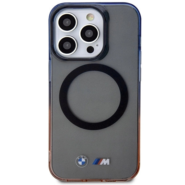 Case BMW BMHMP14XHTGE iPhone 14 Pro Max 6.7" grå/grå hardcase Gradient Bumper MagSafe
