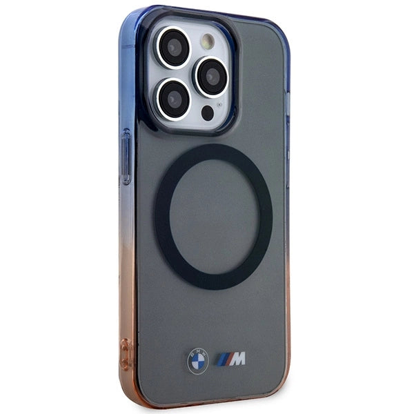 Case BMW BMHMP14XHTGE iPhone 14 Pro Max 6.7" grå/grå hardcase Gradient Bumper MagSafe