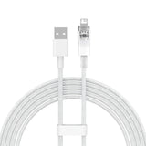 Baseus Explorer Series cable USB - Lightning 2.4A 2 m white (CATS010102)