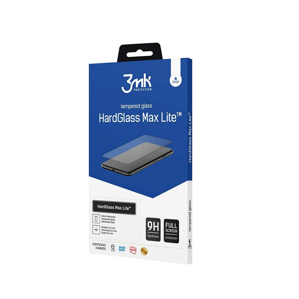 9H 3mk HardGlass Max LiteTM glas på Oppo A16s