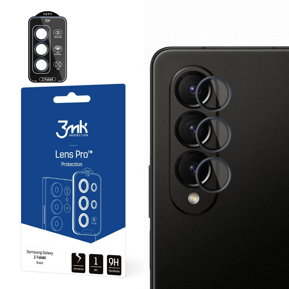 3mk Lens Protection Pro Camera Cover til Samsung Galaxy Z Fold 4 - sort