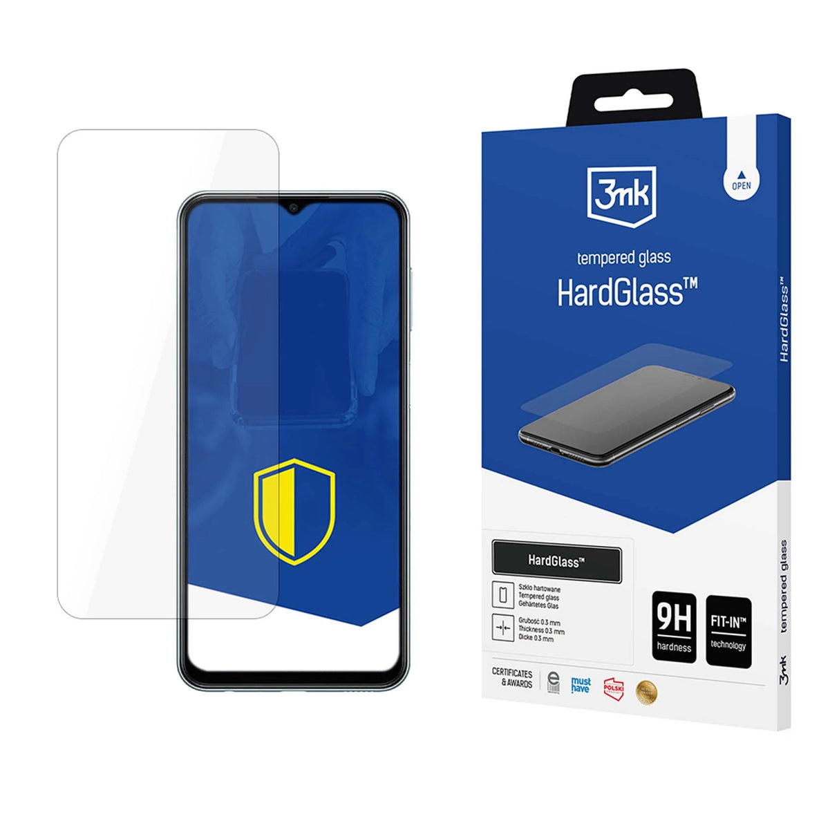 9H 3mk HardGlassTM glas til Samsung Galaxy M23 5G