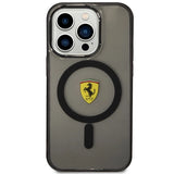 Ferrari FEHMP14LUKK iPhone 14 Pro 6,1" sort/sort hardcase Translucent Magsafe