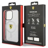 Ferrari FEHMP14LURKT iPhone 14 Pro 6.1" klar/gennemsigtig hardcase Outline Magsafe