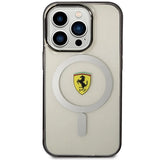 Ferrari FEHMP14XURKT iPhone 14 Pro Max 6,7" klar/gennemsigtig hardcase Outline Magsafe