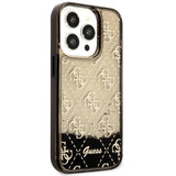 Guess GUHCP14LLC4PSGK iPhone 14 Pro 6.1" sort/sort hardcase Liquid Glitter 4G Transculent