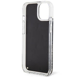 Guess Liquid Glitter Marble case til iPhone 14 - sort