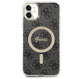 Guess GUHMN61H4STK iPhone 11 6.1" sort/sort hardcase 4G MagSafe