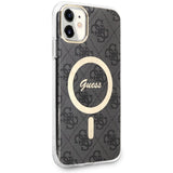 Guess GUHMN61H4STK iPhone 11 6.1" sort/sort hardcase 4G MagSafe