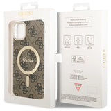 Guess GUHMN61H4STW iPhone 11 6.1" brun/brun hardcase 4G MagSafe