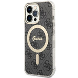 Guess GUHMP13LH4STK iPhone 13 Pro / 13 6,1" sort/sort hardcase 4G MagSafe