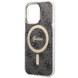 Guess GUHMP13LH4STK iPhone 13 Pro / 13 6,1" sort/sort hardcase 4G MagSafe