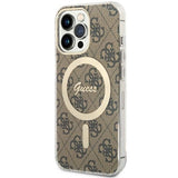 Guess GUHMP13LH4STW iPhone 13 Pro / 13 6,1" brun/brun hardcase 4G MagSafe