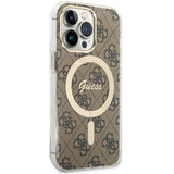 Guess GUHMP13LH4STW iPhone 13 Pro / 13 6,1" brun/brun hardcase 4G MagSafe