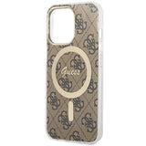 Guess GUHMP13LH4STW iPhone 13 Pro / 13 6,1" brun/brun hardcase 4G MagSafe