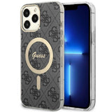 Guess GUHMP13XH4STK iPhone 13 Pro Max 6.7" sort/sort hardcase 4G MagSafe