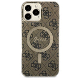 Guess GUHMP13XH4STW iPhone 13 Pro Max 6.7" brun/brun hardcase 4G MagSafe