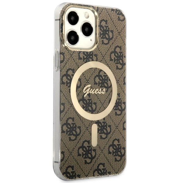 Guess GUHMP13XH4STW iPhone 13 Pro Max 6.7" brun/brun hardcase 4G MagSafe