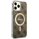 Guess GUHMP13XH4STW iPhone 13 Pro Max 6.7" brun/brun hardcase 4G MagSafe