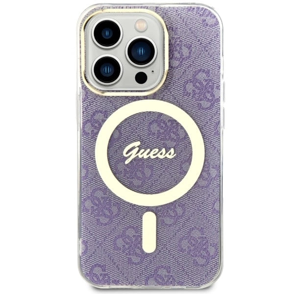 Guess GUHMP14LH4STU iPhone 14 Pro 6.1" lilla/lila hardcase 4G MagSafe