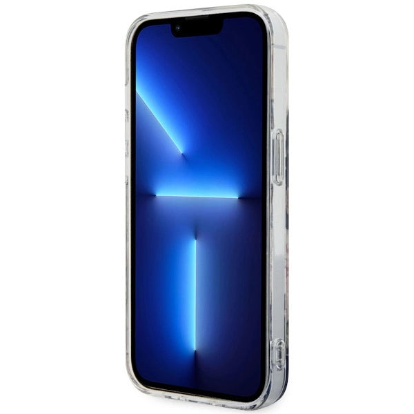 Guess GUHMP14LHCFWSK iPhone 14 Pro 6.1" sort/sort hardcase Flower MagSafe