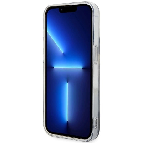 Guess GUHMP14LHTMRSK iPhone 14 Pro 6.1" sort/sort hardcase Golden Marble MagSafe