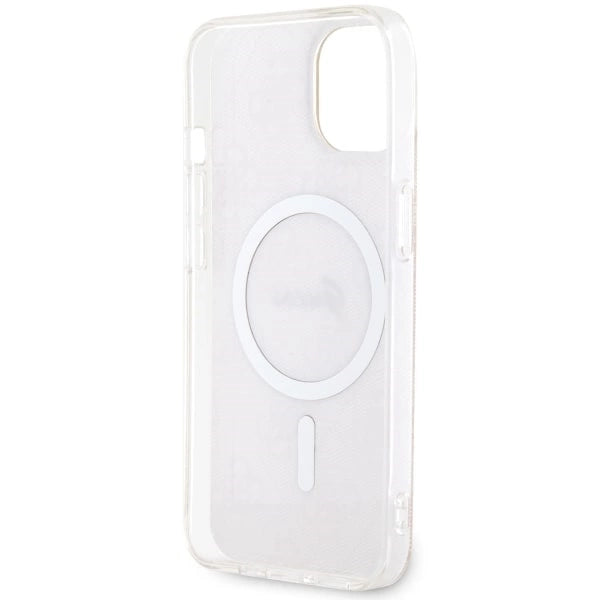 Guess GUHMP14MH4STP iPhone 14 Plus 6.7" pink/pink hardcase 4G MagSafe
