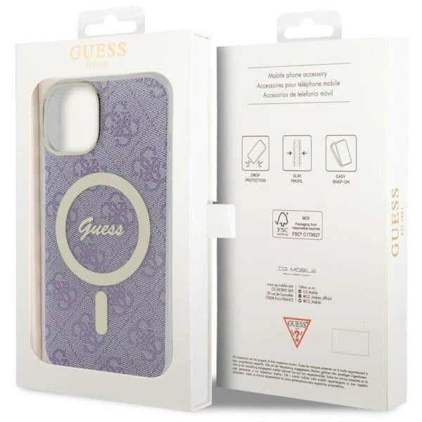 Guess GUHMP14MH4STU iPhone 14 Plus 6.7" lilla/lila hardcase 4G MagSafe