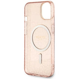 Guess GUHMP14MHCMCGP iPhone 14 Plus 6,7" pink/pink hardcase Glitter Gold MagSafe