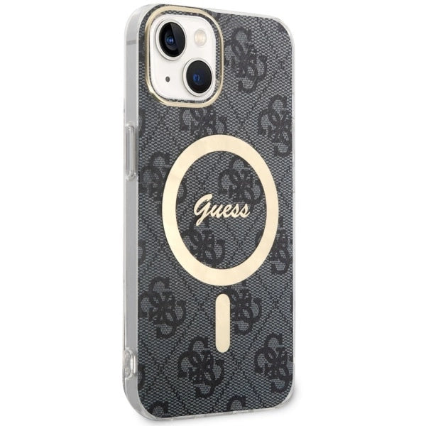 Guess 4G MagSafe-fodral til iPhone 14 - sort