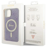 Guess 4G MagSafe-hylster til iPhone 14 - lilla
