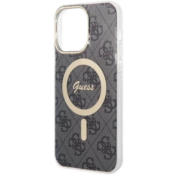 Guess 4G MagSafe-hylster til iPhone 14 Pro Max - sort