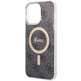 Guess 4G MagSafe-hylster til iPhone 14 Pro Max - sort