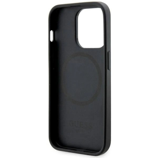Guess GUHMP14XHGCFSEK iPhone 14 Pro Max 6.7" sort/sort hardcase GCube Stripes MagSafe