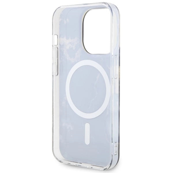 Guess GUHMP14XHTMRSK iPhone 14 Pro Max 6.7" sort/sort hardcase Golden Marble MagSafe